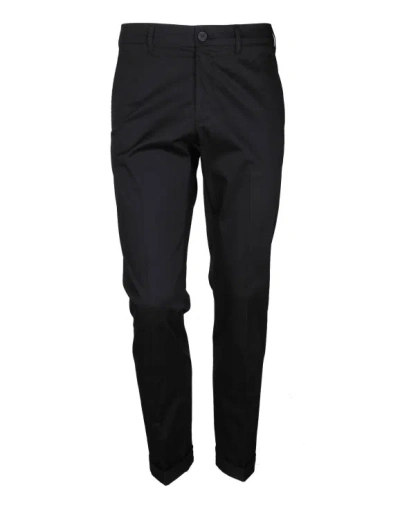 Golden Goose Cotton Chino Trousers In Black