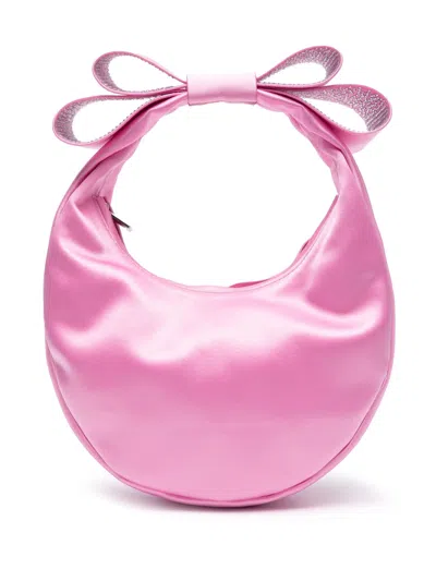 Mach &amp; Mach Pink Satin Small Cadeau Handbag