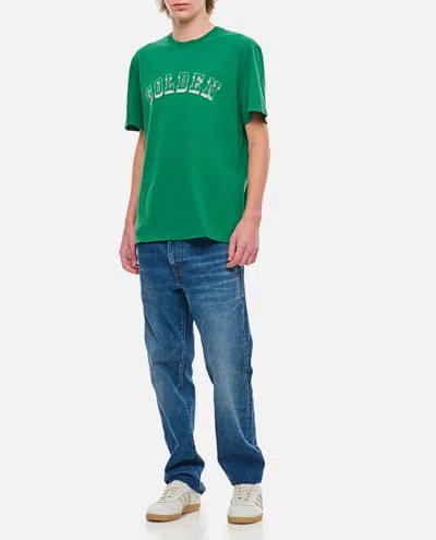 Golden Goose Journey Green Cotton T-shirt