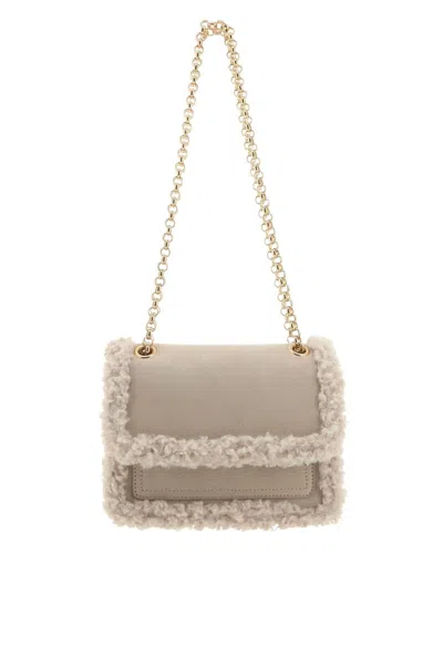 Billini Dannica Cross Body Bag In Chalk-suede In Multi
