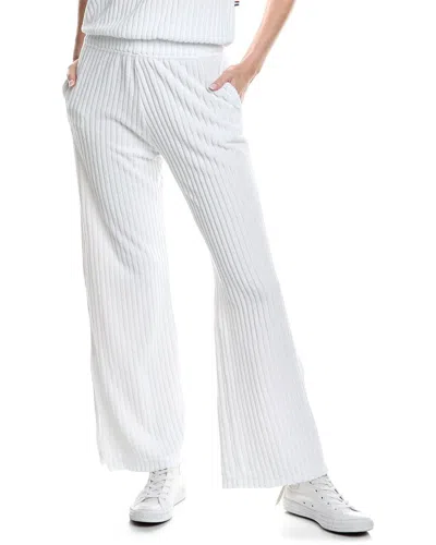 Sol Angeles Riviera Terry Slit Pant In White