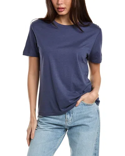 Majestic Filatures Semi Relaxed T-shirt In Blue