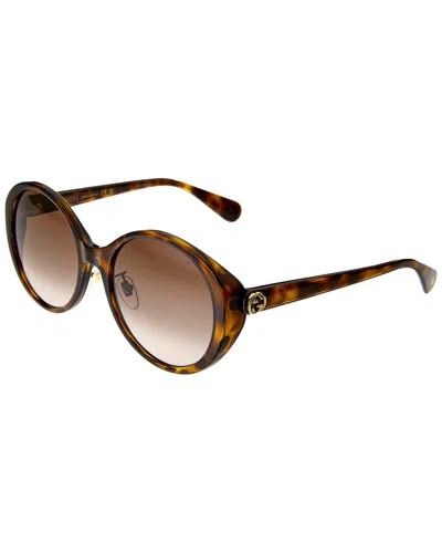 Gucci Women's Gg0370sk 56mm Sunglasses In Brown