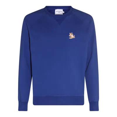 Maison Kitsuné Blue Dressed Fox Sweatshirt