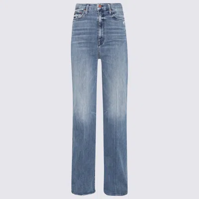 Mother Cotton Jeans In Blue
