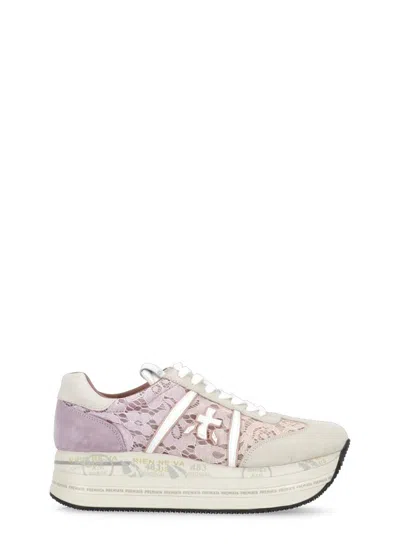 Premiata Beth Platform Sneakers In Pink