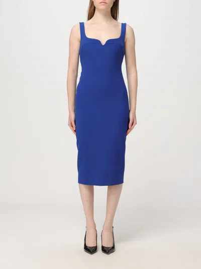Victoria Victoria Beckham Dress  Woman Color Blue