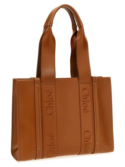 Chloé Medium  Shopping Bag In Brown