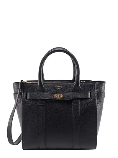Mulberry Mini Zipped Bayswater Bag In Black