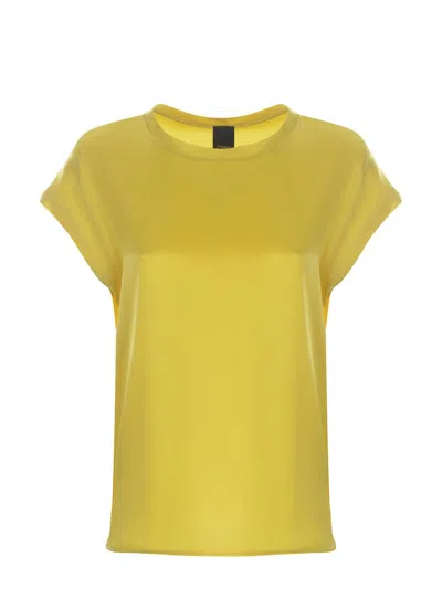 Pinko T-shirts And Polos In Yellow