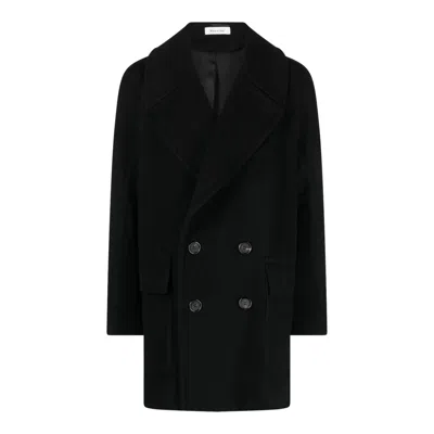 Alexander Mcqueen Oversized Coat In Black