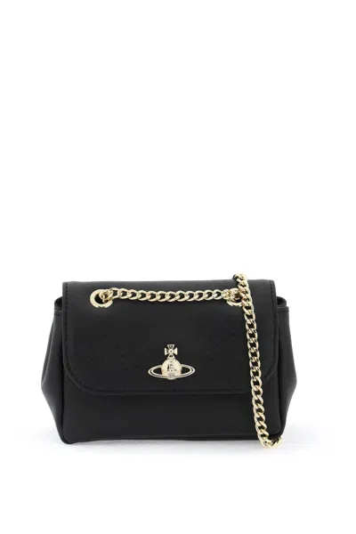 Vivienne Westwood Leather Mini Bag In Black