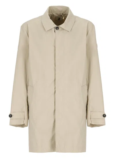 Save The Duck Rhys Shell Raincoat In Beige