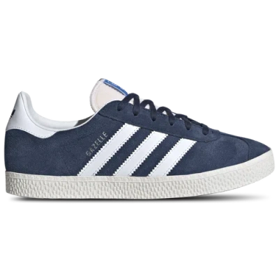 Adidas Originals Adidas Big Kids' Originals Gazelle Casual Shoes In Night Indigo/white/white