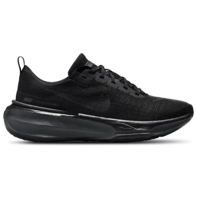 Nike Zoomx Invincible 3 Flyknit Running Sneakers In Black