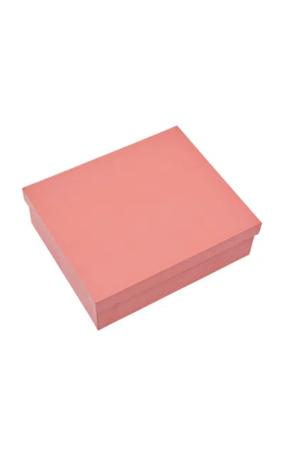 Mh Studios Personalized Angra Leather Box In Pink