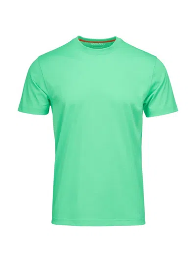 Swims Men's Aksla Cotton Short-sleeve T-shirt In Sea Glass