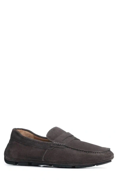 Anthony Veer Men's Cruise Penny Suede Driving Loafers In Ash Grey