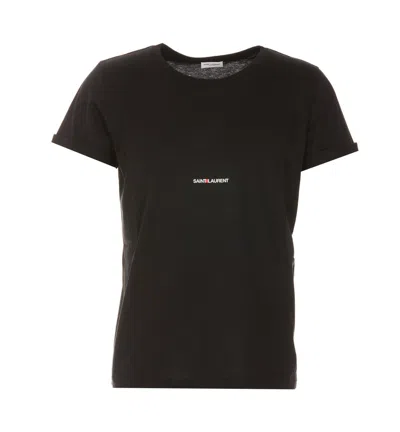 Saint Laurent T-shirts And Polos In Black