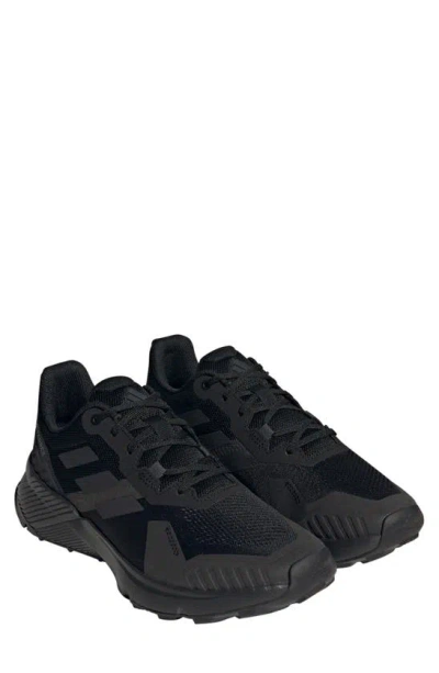 Adidas Originals Terrex Soulstride Trail Running Shoe In Black/ Carbon/ Grey