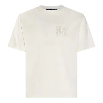Palm Angels T-shirts In Neutrals