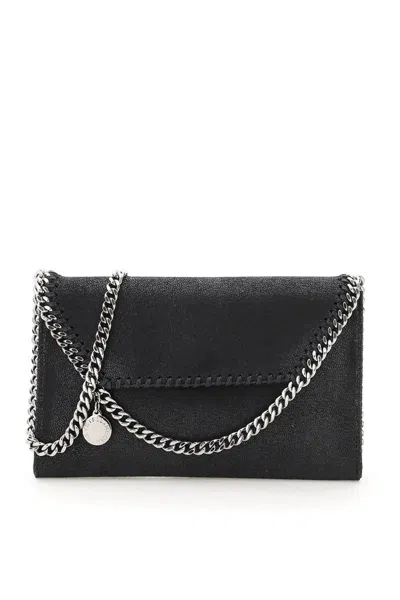 Stella Mccartney Shaggy Deer Mini Crossbody Bag In Nero