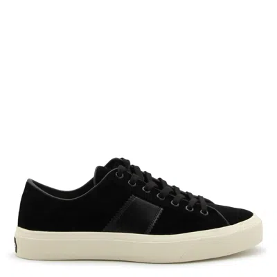 Tom Ford Sneakers In Black + Cream