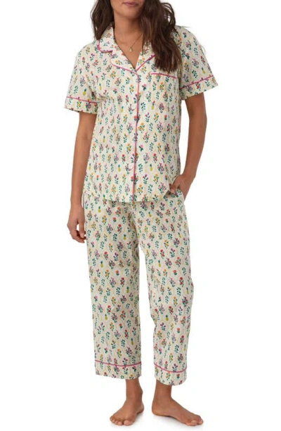 Bedhead Pajamas Print Organic Cotton Crop Pajamas In Darling Floral