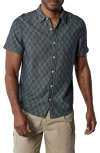 The Normal Brand Freshwater Short Sleeve Button-up Shirt In Summer Check
