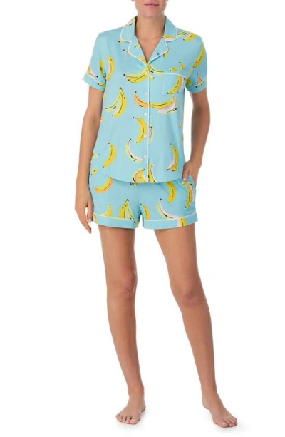 Kate Spade Print Short Pyjamas In Bananas