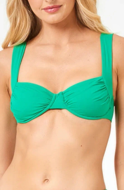 L*space Stella Underwire Bikini Top In Jade