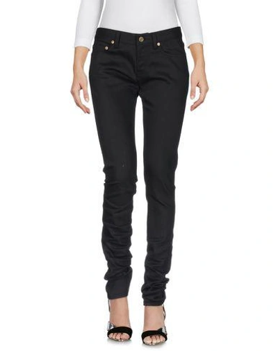 Saint Laurent Denim Pants In Black