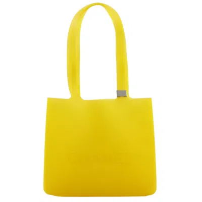 Pre-owned Chanel Yellow Leather Shoulder Bag ()