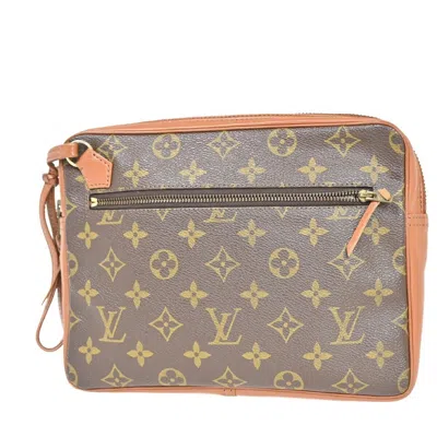 Pre-owned Louis Vuitton Pochette Sport Brown Canvas Clutch Bag ()