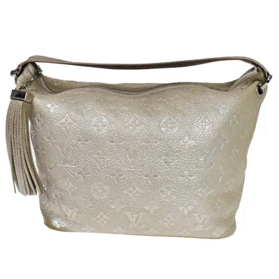 Pre-owned Louis Vuitton Stockton Silver Leather Shoulder Bag ()