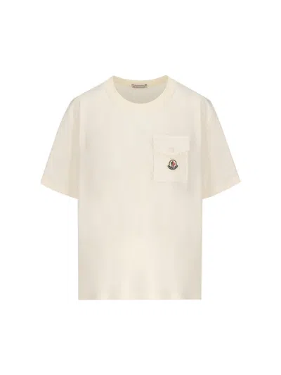 Moncler T-shirts And Polos In Beige