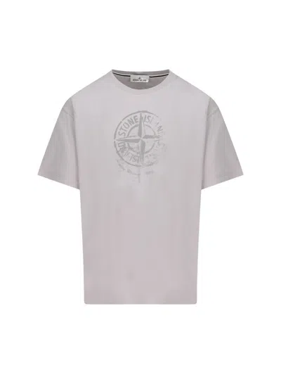 Stone Island T-shirts And Polos In Powder