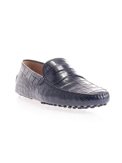 Tod's Low Shoes In Blue