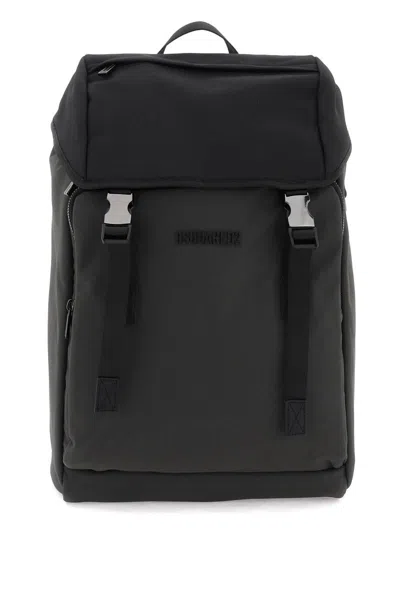 Dsquared2 Black Urban Backpack In Nero