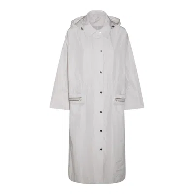 Brunello Cucinelli Light Grey Casual Jacket In White