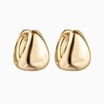 Pori Jewelry 14k Gold Teardrop Huggie Earrings