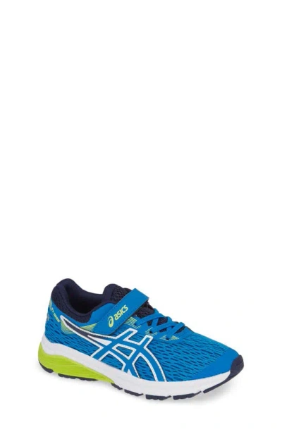 Asics Gt 1000 7 Running Shoe In Illusion Blue/white