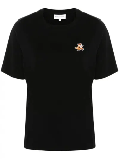 Maison Kitsuné Speedy Fox T-shirt Clothing In Black