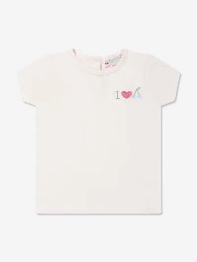Bonpoint Babies' Cira Cotton T-shirt In Pink