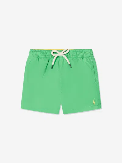 Ralph Lauren Kids' Swim Shorts In Green