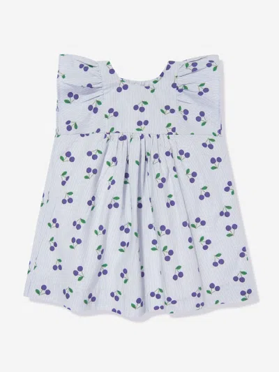 Bonpoint Babies' Lulu Blueberry-print Sleeveless Dress