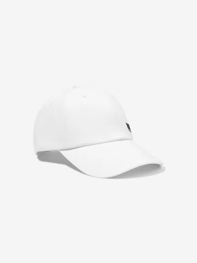 Dkny Kids' Logo-print Cotton Cap In White