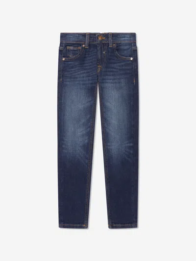 Guess Kids' Boys Skinny Fit Jeans In Blue