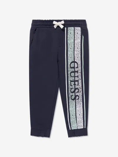 Guess Babies' Boys Logo Print Joggers In Blue