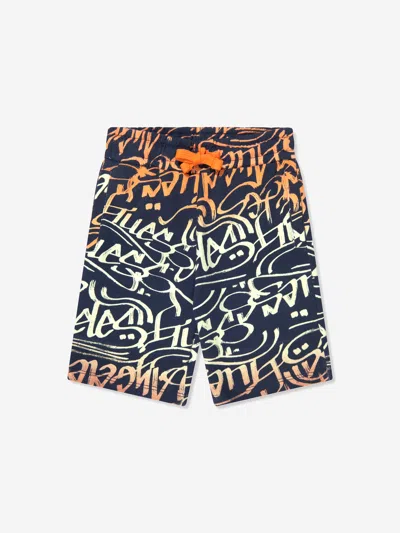 Guess Babies' Boys Logo Shorts In Multicoloured